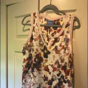 💗🦋 Vera Wang sleeveless top Sz L. Hi/low tunic.